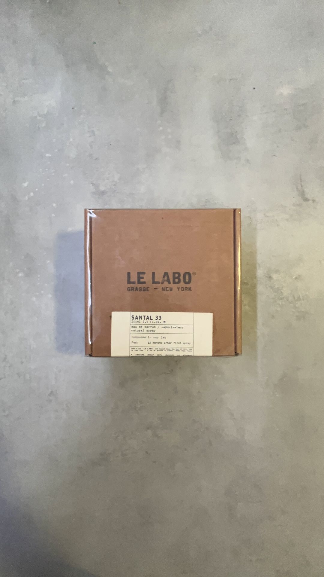 Brand New LE LABO GRASSE NEW YORK SANTAL 33