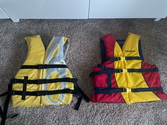 Older kids or small petite adult West Marine and O'Neill Life Jackets teenagers