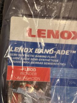 Lenox Band-Ade band saw cutting fluid, 1 gallon, sealed
