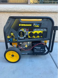 Firman 7500 - Watt Dual fuel gasoline and propane Portable Generatorp