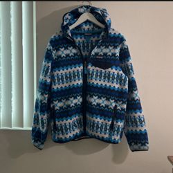 Patagonia Synchilla Fleece Hoodie Woman’s Jacket Size XL 