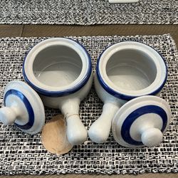 Vintage Stoneware soup crocks