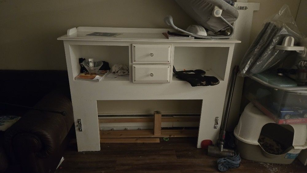 Queen Sized Bed Frame With Headboard.