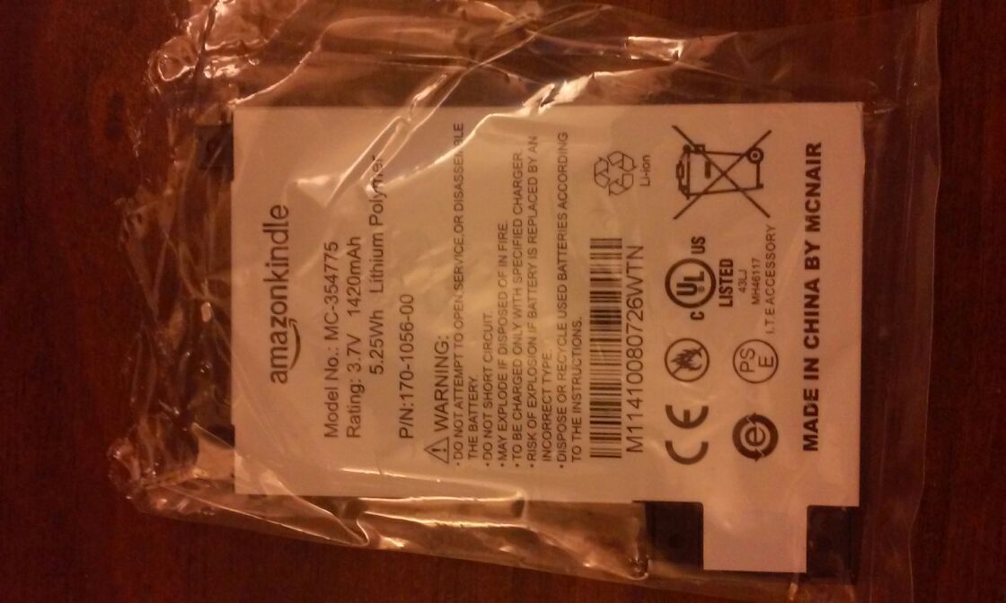 Amazon kindle battery NEW