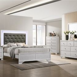 5pc Bedroom Set Frost