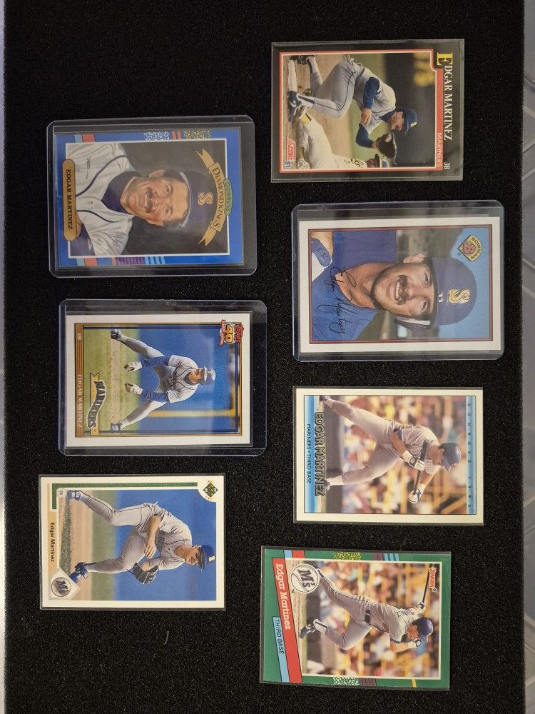 EDGAR MARTINEZ- 7 CARDS HOF