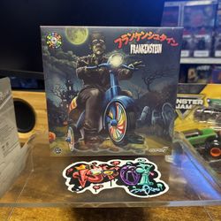 Super7 Universal Monsters Super Cycles  Frankenstein Black with Blue Trike