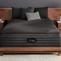 King Size Beautyrest Black C-Class Mattress, 12” Extra Firm, Factory-sealed, direct from manufacturer, same-day delivery available.