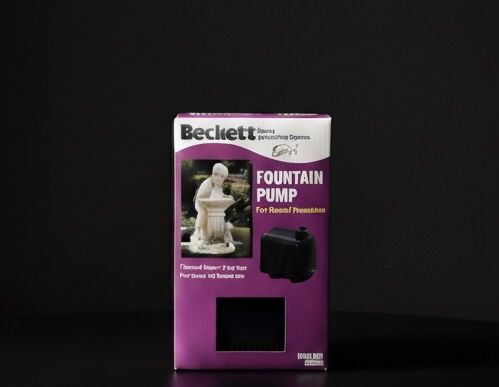 Beckett Fountain Pump