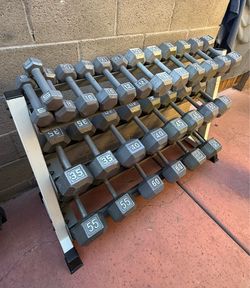 Dumbbell Set With Rack