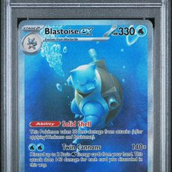 PSA 9 Blastoise EX 200/165 