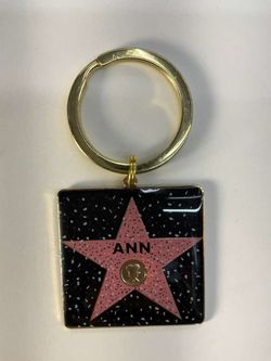 Ann star keychain-Hollywood walk of fame style