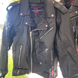 Leather Riding Jacket 