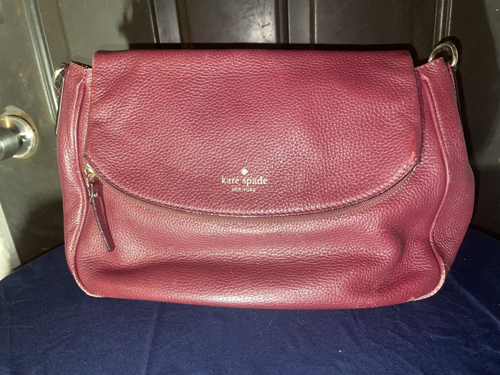 Kate Spade Burgundy Leather Bag