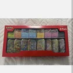 Prismatic Evolutions 8-Pack Mini Tins Pokemon 