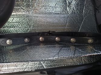 A, LEATHER BUFALO BELT SIZE 44 ONLY ONE AVAILABLE 