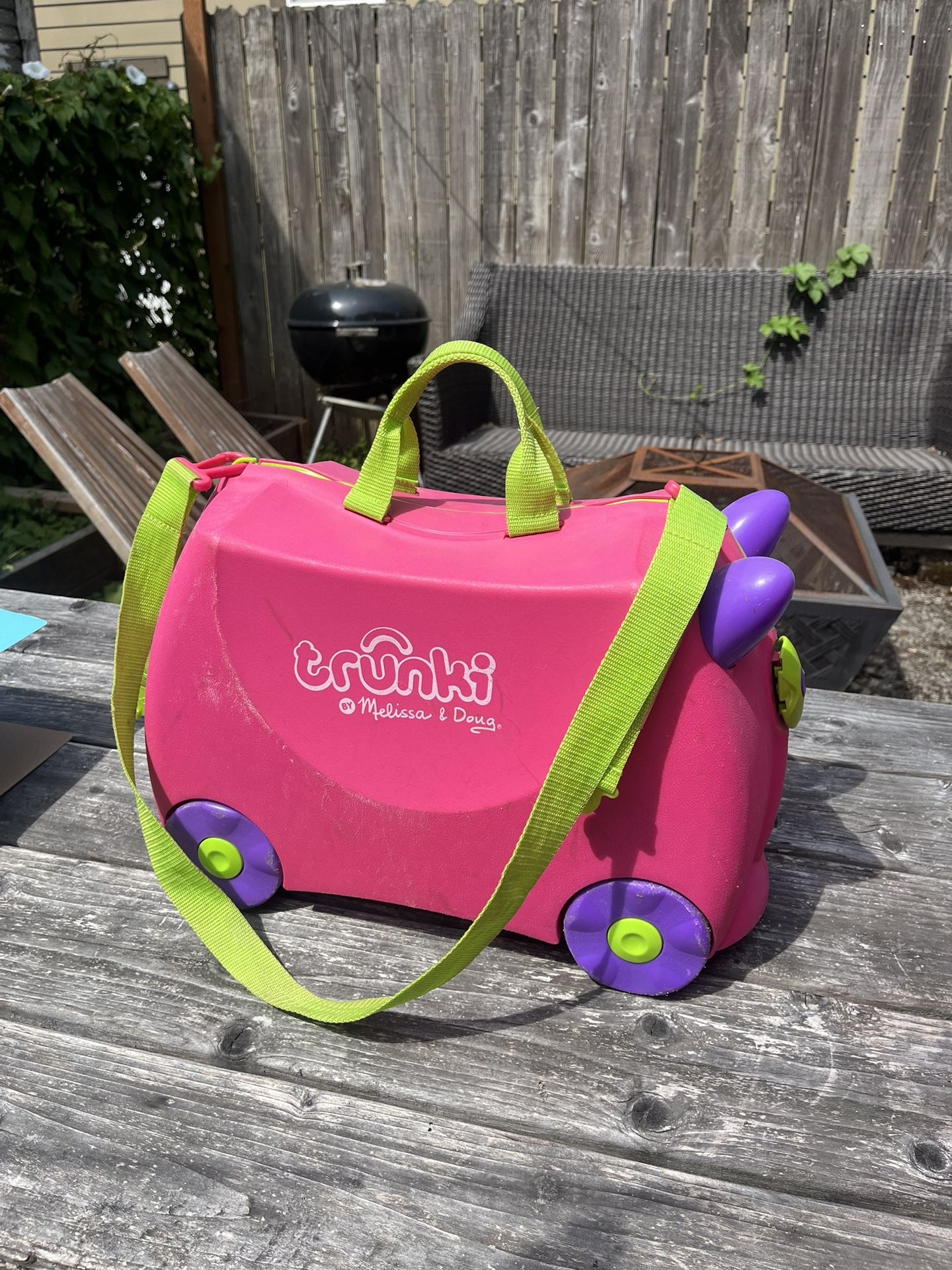 Trunki Ride-On Suitcase by Melissa & Doug – $5
