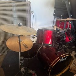 Pearl Drum Set (read description)