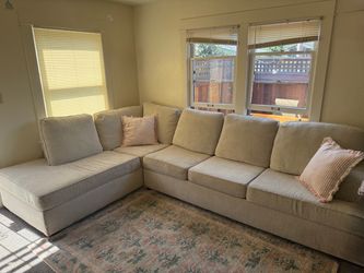 White/Grey Sectional Couch