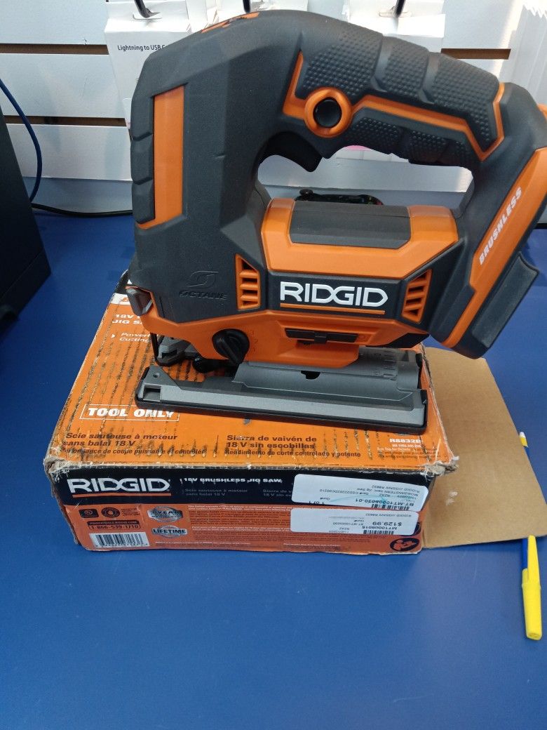 Jig Saw 1.8v Brushless Ridgid ( New)