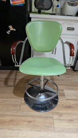 Vintage Mid-Century Salon Chair - Green