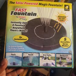 Solar Water Fountain Address in The Description 