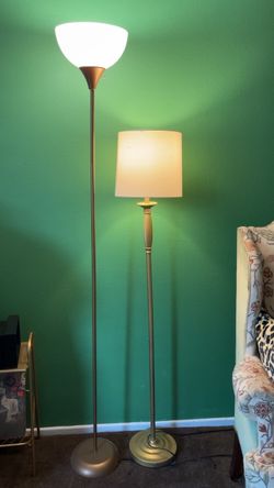 Standing Golden Lamps