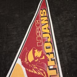 Vintage Pennant Banner USC Trojans