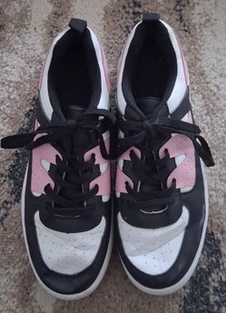 Black & Pink Sneakers