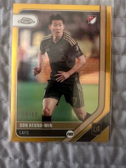 Topps 2026 Chrome MLS Heung-Min Son LAFC #68 Gold Refractor 42/50
