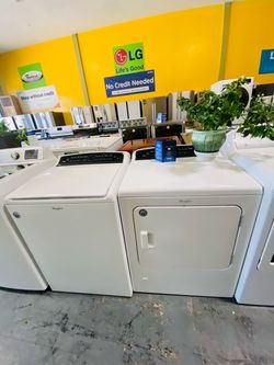 Lavadora y secadora a Pagos flexibles