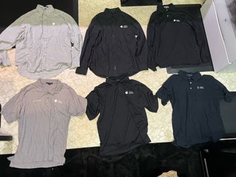 Vintage Apple Solutions Consultant Large Shirts Qty 6, 2007-2012 Collector Items