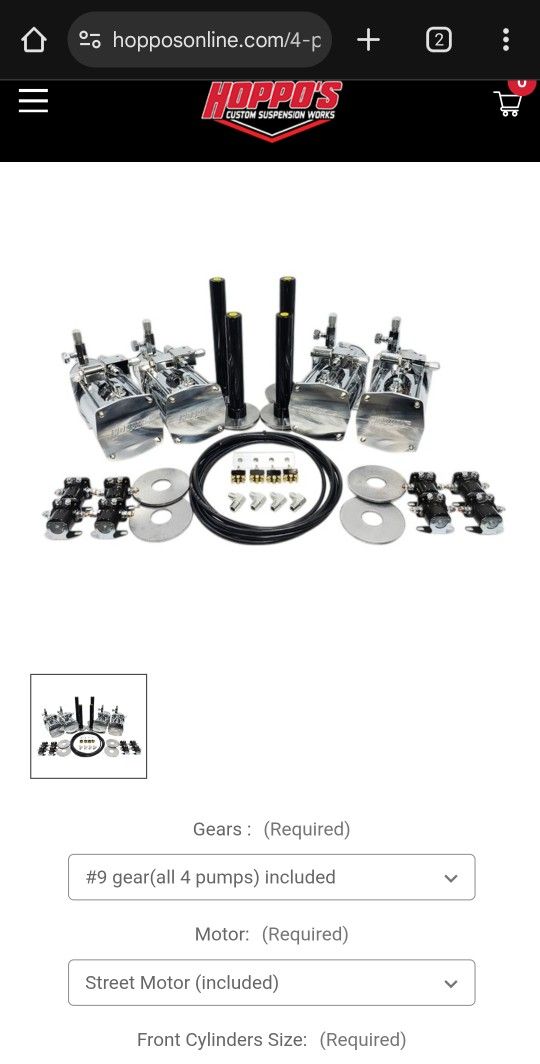 HOPPOS 4 PUMP SETUP + OTHER PARTS