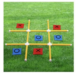 Giant Tic Tac Toe Game Outdoor Indoor for Family, 3ft x 3ft