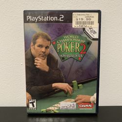 World Championship Poker 2 - PS2 - Like New - Complete w/ Manual - Playstation 2
