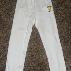 Smiley x H&M White Sweatpants Joggers
