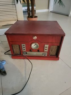 Retro CD And Big Disc Player