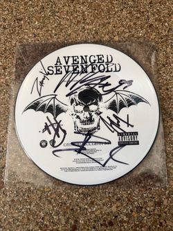 Avenged Sevenfold Signed Vinyl Record - Rare- Signed by all ORIGINAL members