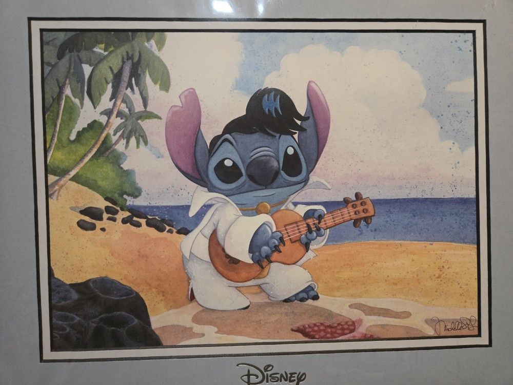 Disney “Elvis Stitch” Special Edition Lithograph (2002) – $50
