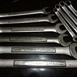 Craftsman Metric Wrench Set Excellent Condition 