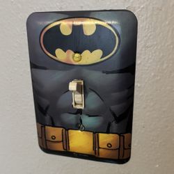 Vintage Batman Single Switch Plate 