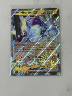 Pokemon Miraidon EX Double Rare 081/198 NM Scarlet And Violet for Sale in  Chula Vista, CA - OfferUp