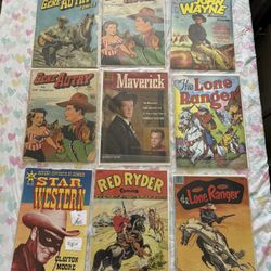 Gene Audrey & Lone Ranger Comic Books