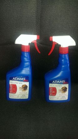 2 bottles adams plus flea and tick spray2 bottles adams plus flea and tick spray