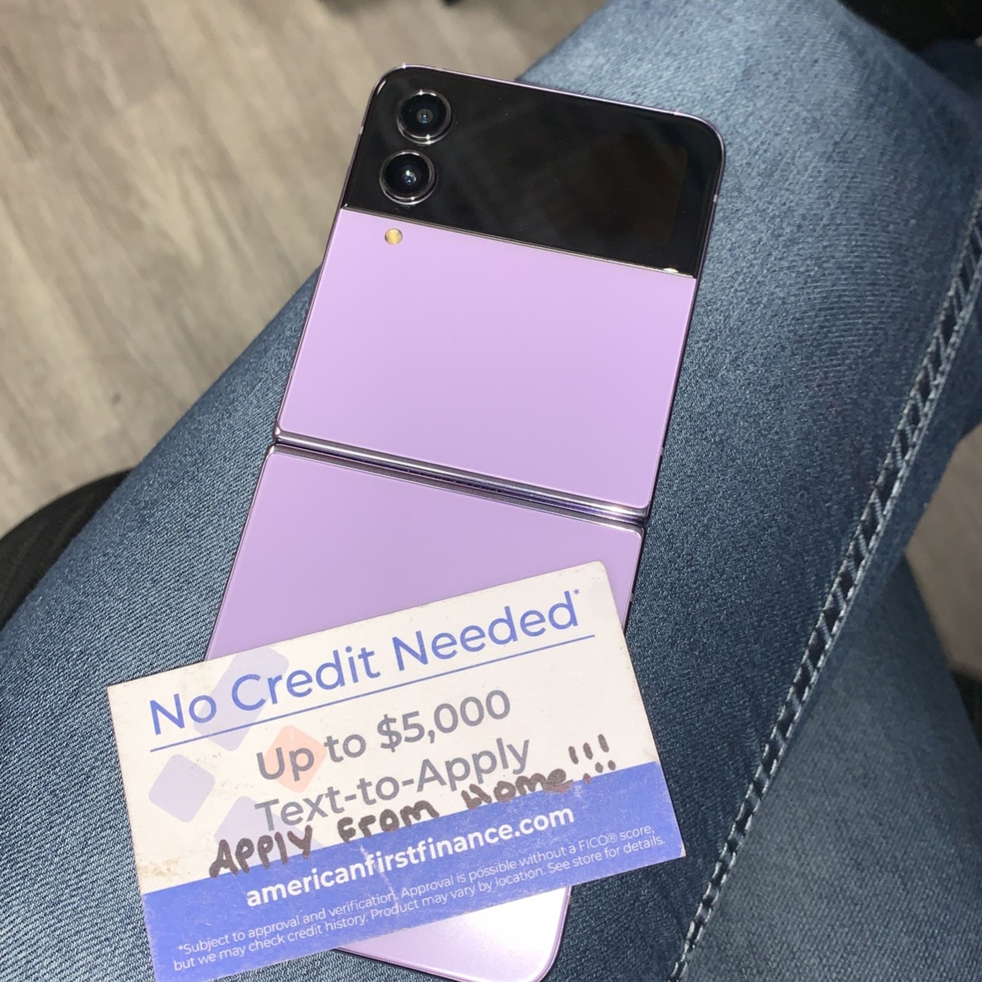 Galaxy Zflip 4 5G Unlocked $50 Down