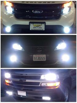 Car/Auto LED 72W 8000LM 6500K *6 Months Warranty* Headlight Bulbs Low, High, Fog, Daytime, Luces Led, 9005, 9006, 9012, H1, H3, H7, H11, H4, 9007, H13