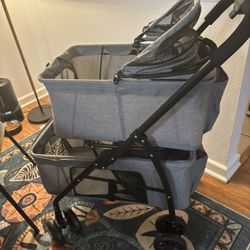 Double Decker Pet Carrier Stroller 