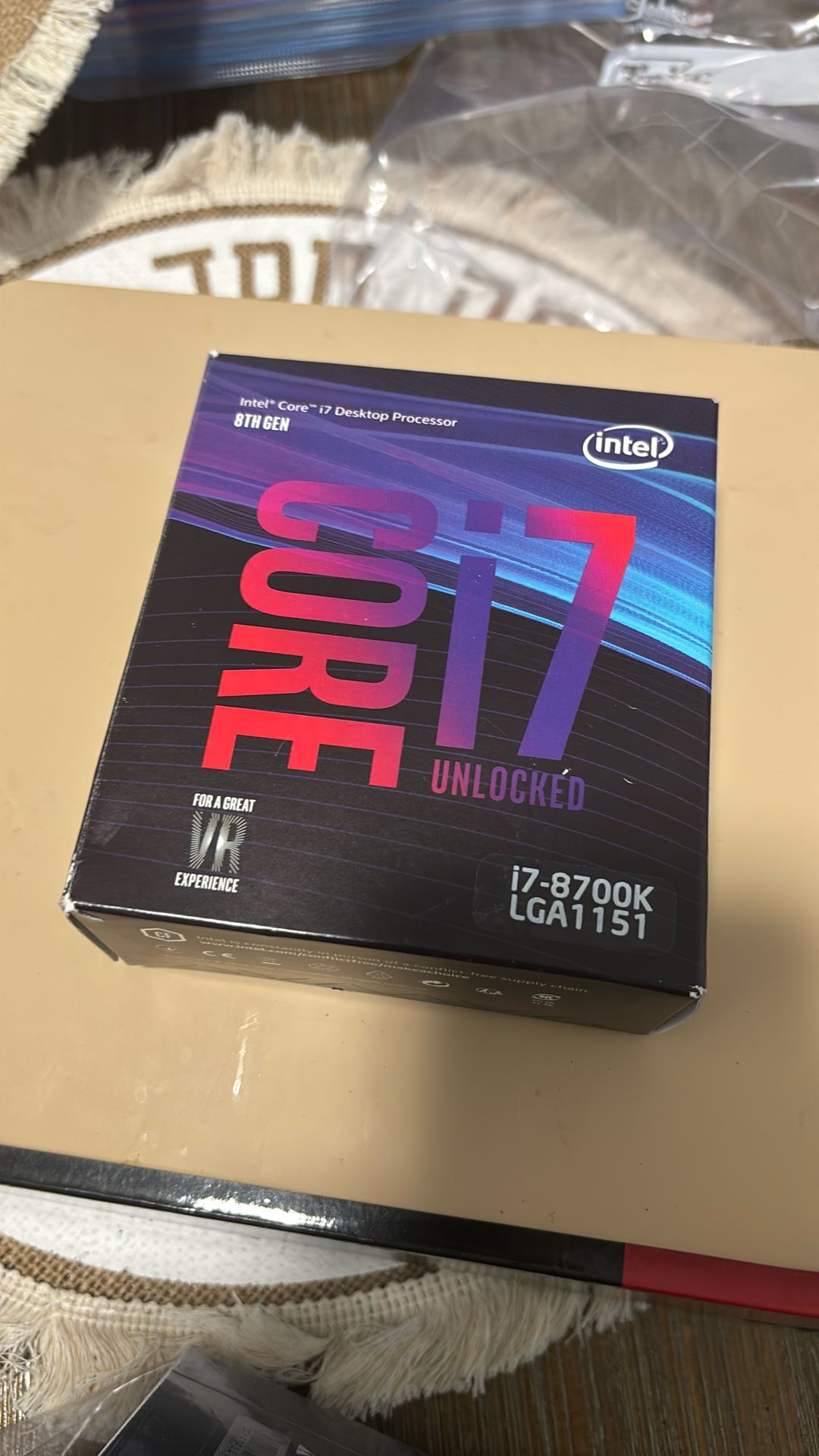 Intel Core i7 8700k CPU