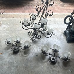 Chandelier And Wall Sconce’s