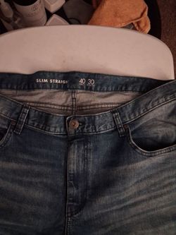 Slim Straight Jeans 40x30